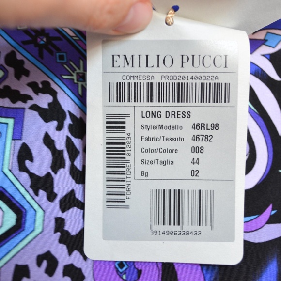 NWT — EMILIO PUCCI Silk Gown – Luxury Silk Maxi Dress - Picture 7 of 10